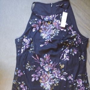 WHBM Sequin-Applique Shift Dress NWT Size 10